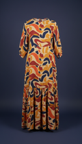 Vibrant Patterned Maxi Dress